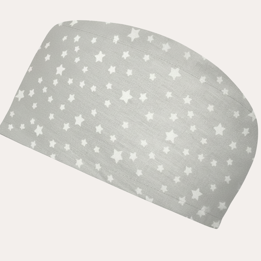 Estrellas gris blanco mini