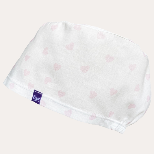 Corazones rosa - blanco