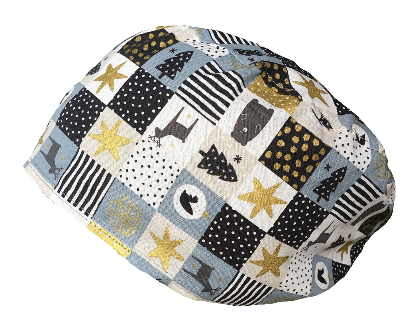 Navidad gris dorado cuadros