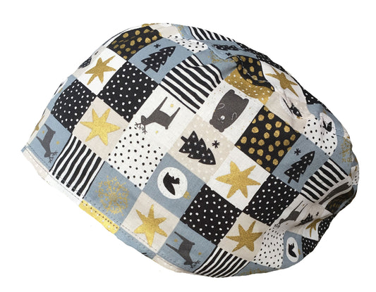 Navidad gris dorado cuadros