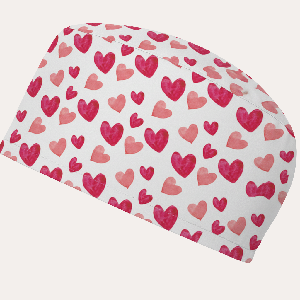 Corazones acuarela